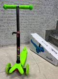 Kids Musical Scooter - Green & Black, Ages 3-8 Years