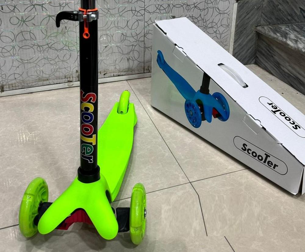 Kids Musical Scooter - Green & Black, Ages 3-8 Years - view 2