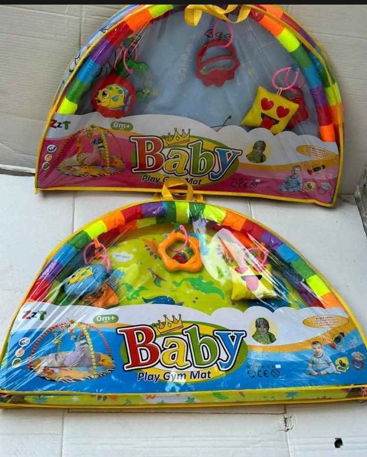 Baby Play Mat with Hanging Toys - BPA Free, Foldable - view 2