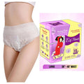 EziPants Sanitary Pants Large White 10pcs