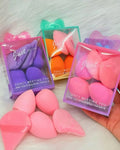 Beauty Blender Sponge - Pack of 4, Heart Shaped