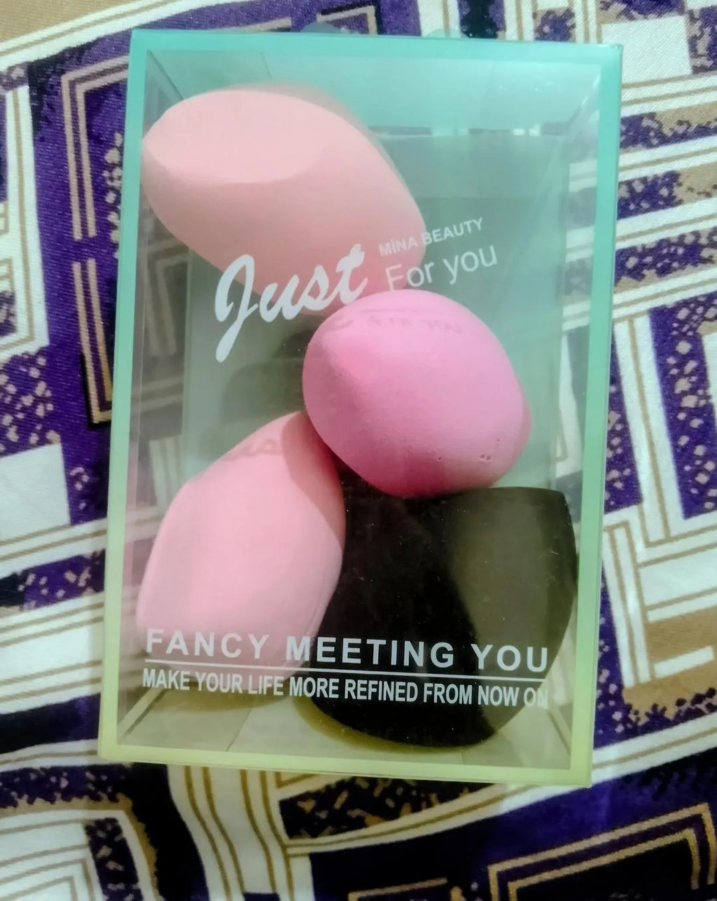 Beauty Blender Sponge - Pack of 4, Heart Shaped