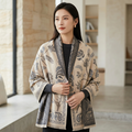Women's Jacquard Scarf - Fringed, 180x65 cm, Many Colours